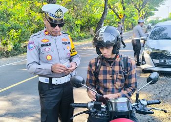 Puluhan Pengendara Terjaring Operasi Patuh Marano 2025 di Pamboang, Polres Majene Himbau Tertib Berlalu Lintas