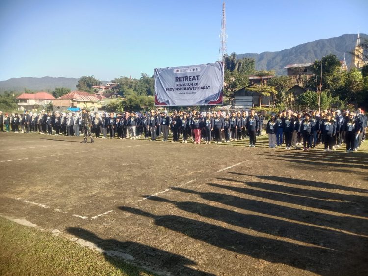 Peserta Jambore IPeKB Sulbar Ikuti Upacara Retreat di Kodim 1428/Mamasa