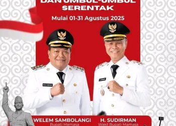 Bupati dan wakil bupati Mamasa ajak warga kibarkan merah putih selama bulan agustus