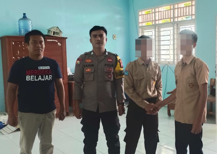 Polsek Banggae Berhasil Mediasi Siswa yang Berselisih Melalui Metode Problem Solving