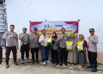 Bantu Warga Dapatkan Beras Terjangkau, Polres Majene Gelar Gerakan Pangan Murah