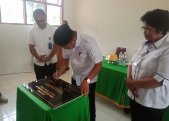 SMP Prater Mamasa Tunjukkan Kemandirian, Bupati Welem Sambolangi Resmikan Pembangunan Gedung.