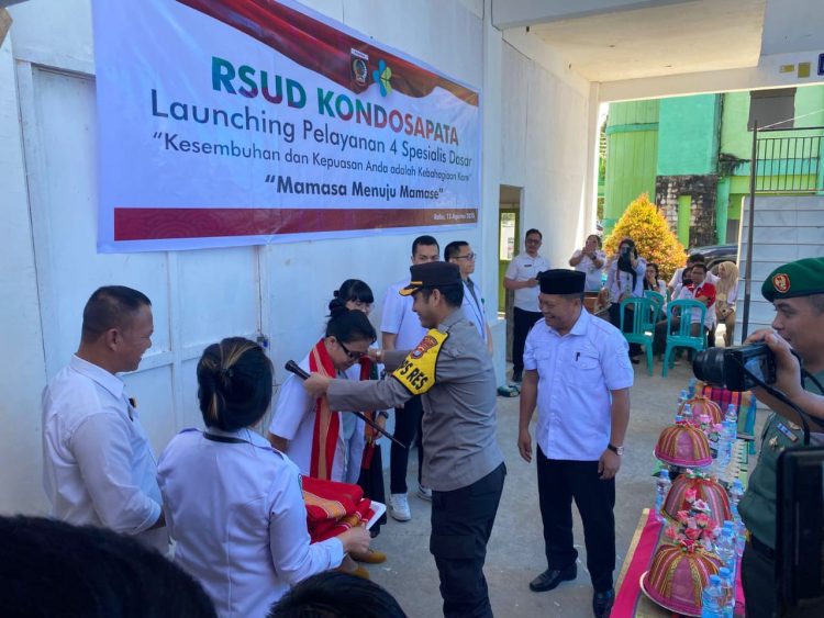Kapolres Mamasa Dukung Peresmian Layanan Dokter Spesialis di RSUD Kondosapata