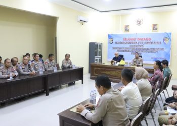Polres Majene Terima Kunjungan Tim Penilai Internal Mabes Polri untuk Verifikasi Pelayanan Publik