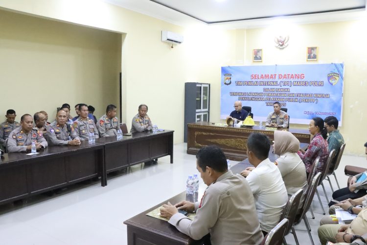 Polres Majene Terima Kunjungan Tim Penilai Internal Mabes Polri untuk Verifikasi Pelayanan Publik