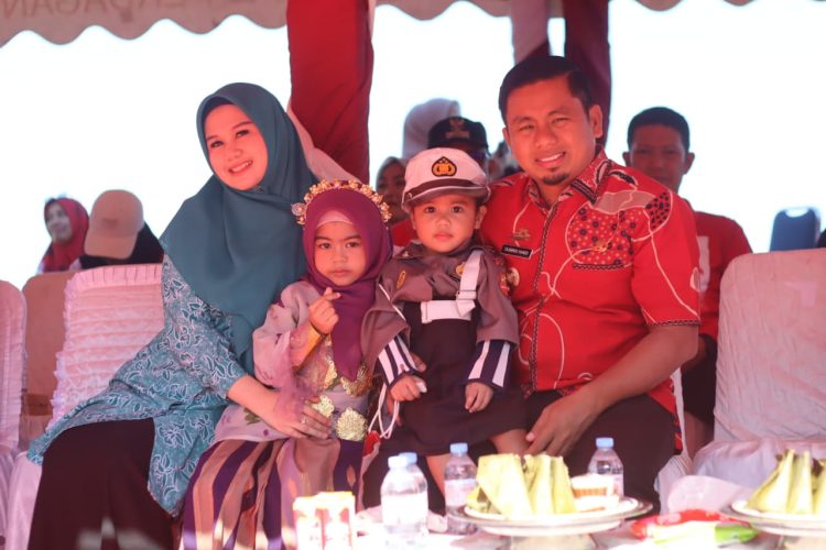 Ratusan Anak TK/RA Meriahkan Pawai Karnaval HUT RI ke-80 di Parepare