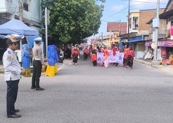 Polres Majene Amankan Kirab Budaya Dalam Rangka Hari Jadi Majene ke-480
