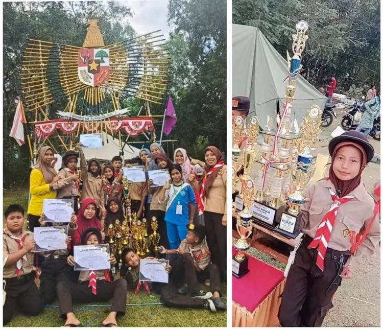SD 136 Barru Raih Juara Umum I Putra di Perkemahan Tingkat Kabupaten Barru