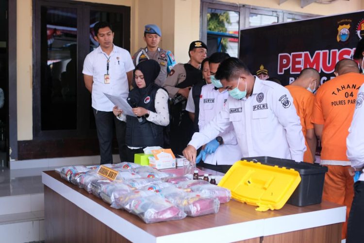 Wali Kota Parepare Apresiasi Pemusnahan Terbuka 20 Kilogram Sabu oleh Polres Parepare