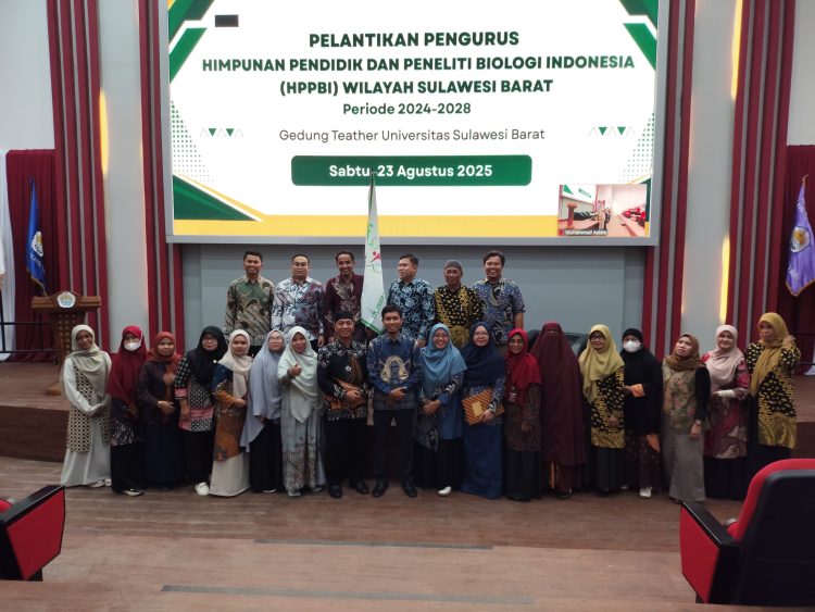 Pengurus HPPBI Wilayah Sulbar Resmi Dilantik, Komitmen Memajukan Biologi di Sulbar