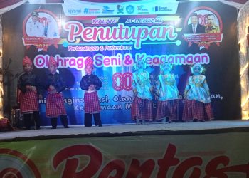 Kapolsek Malunda Hadiri Apresiasi Penutupan Pertandingan Dan Perlombaaan Olahraga Seni Dan Keagamaan Tingkat TK dan SD di Kecamatan Malunda