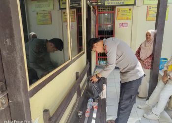 Satuan Tahti Polres Majene, Maksimalkan Kegiatan Besuk Tahanan Berjalan Aman dan Tertib