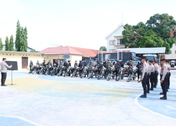 Kegiatan Patroli Siang hari Gabungan TNI -POLRI dalam rangka Pemeliharaan Kamtibmas di Wilayah Kab.Majene.
