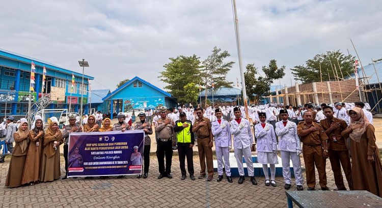 Satlantas Polres Maros Gelar Police Go To School di SMKN 1 Maros