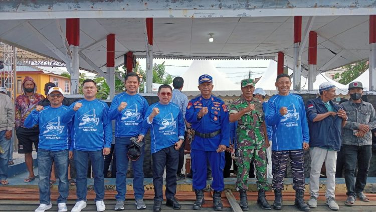Kasat Polair Polres Majene Hadiri Festival Sandeq Mandar 2025 di Pantai Binanga