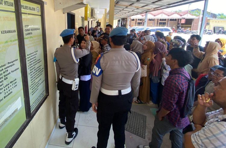 Junjung Tinggi Integritas, Propam Polres Majene Lakukan Pengawasan Ketat Penerbitan SKCK