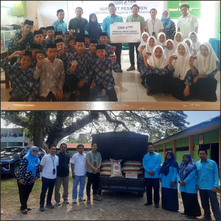 BRI Salurkan Bantuan ke Ponpes Al-Urwatul Wutsqaa Sidrap