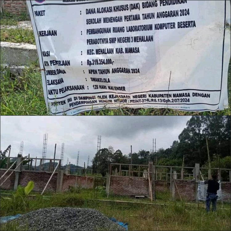 Jawaban Kadis Pendidikan Mamasa Dinilai Normatif, Publik Soroti Proyek DAK Belum Rampung