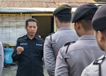 Kasi Humas Polres Majene Gelar Sosialisasi Literasi Digital kepada Personel Sat Sabhara