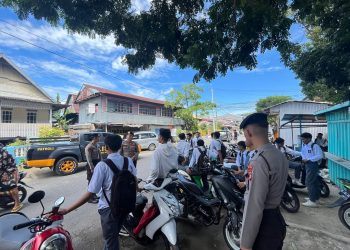 Samapta Polres Majene Gencarkan Patroli Dialogis Cegah Gangguan Kamtibmas