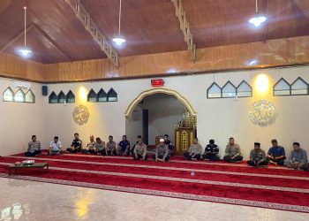 Polres Majene Ikuti Zoom Meeting Ceramah Ustadz Abdul Somad tentang Toleransi Beragama