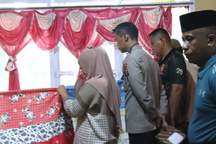 Kaurbin Ops Sabhara Polres Majene Berpulang, Kapolres Majene Pimpin Melayat ke Rumah Duka