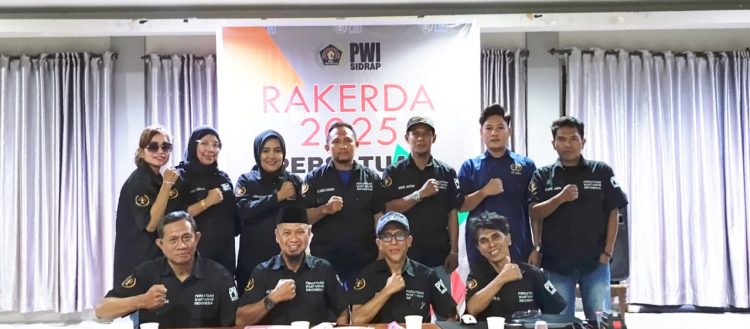 Rakerda  di Puncak Bila, Ini Program Prioritas untuk Penguatan Kapasitas Wartawan PWI Sidrap