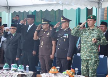 Kabag Ops Polres Majene Hadiri Upacara Peringatan Hari Sumpah Pemuda ke-97 di Makodim 1401 Majene