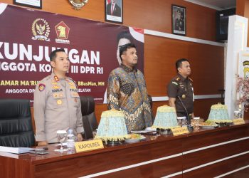 Kunjungan Kerja Komisi III DPR RI, Polres Maros Paparkan Kondisi Kamtibmas dan Tantangan Penegakan Hukum