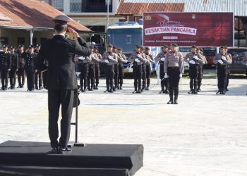 Polres Majene Peringati Hari Kesaktian Pancasila, Teguhkan Komitmen Menjaga Ideologi Bangsa