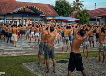 Senam Sehat di Rutan Barru, Wujud Pembinaan Fisik dan Mental Warga Binaan