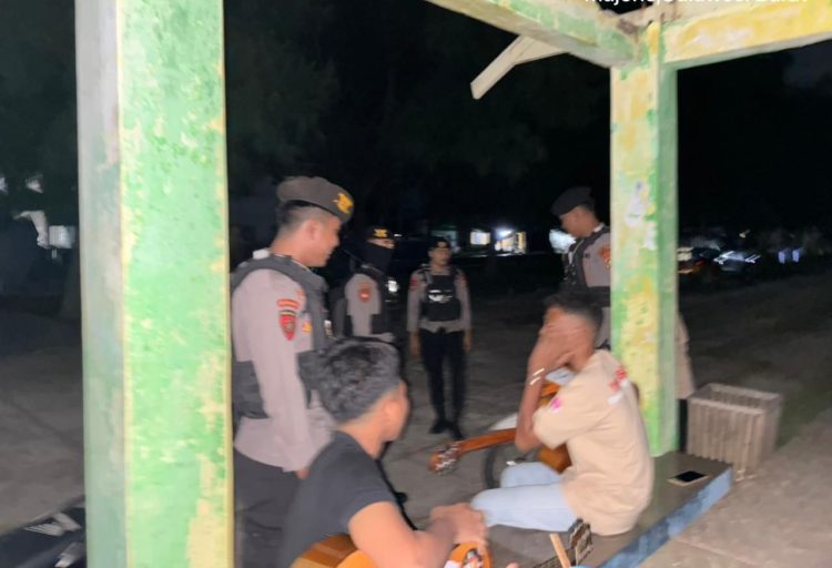 Samapta Polres Majene Gencar Laksanakan Patroli Kamtibmas, Wujudkan Situasi Wilayah yang Kondusif