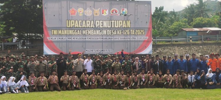TMMD ke-126 Kodim 1401/Majene Sukses Digelar, Sinergi TNI-Rakyat Wujudkan Pembangunan Merata di Bumi Assamalewuang