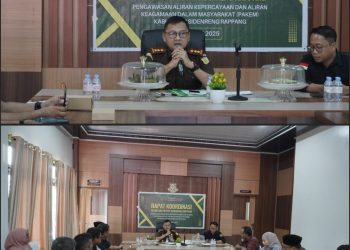 Cegah Konflik Keagamaan, Kejari Sidrap Kuatkan Sinergi Lewat Rapat Tim PAKEM