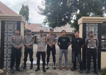 Jaga Keamanan Ibadah Minggu, Polres Majene Gelar Patroli dan Pengamanan di Gereja Dalam Kota