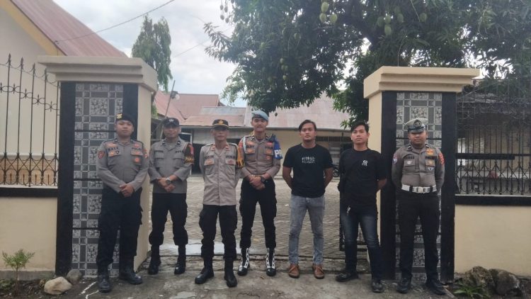 Jaga Keamanan Ibadah Minggu, Polres Majene Gelar Patroli dan Pengamanan di Gereja Dalam Kota
