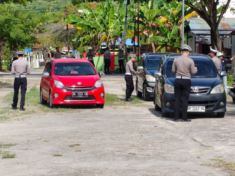 Polres Majene Gelar Operasi Zebra Marano 2025, Belasan Pelanggar Terjaring