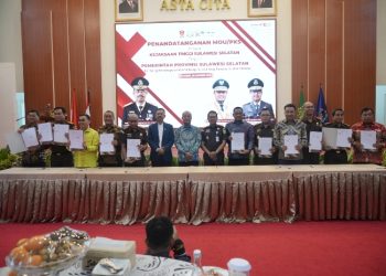 Kejati dan Pemprov Sulsel Teken MoU Penerapan Pidana Kerja Sosial di Sulawesi Selatan