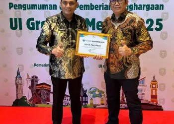 Parepare Raih Peringkat 15 Nasional UI Green City Metric 2025, Sabet Terbaik Ketiga Tata Kelola Air