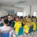 Bhabinkamtibmas Polsek Banggae Hadiri Loka Karya Mini Lintas Sektor PKM Banggae I di Kecamatan Banggae