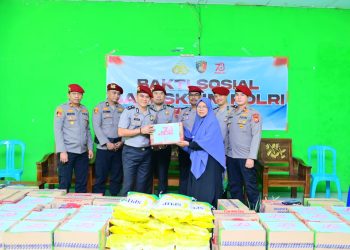 HUT Reserse ke-78, Subdit Tipidkor Ditreskrimsus Polda Sulsel Gelar Kegiatan Bakti Sosial