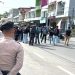 Aksi Mahasiswa SPMM Tolak Aktivitas Tambang Dikawal Ketat Personel Polres Majene