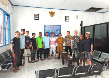 Bhabinkamtibmas Polsek Pamboang Fasilitasi Mediasi Sengketa Batas Lahan di Bababulo Utara Yang Berujung Damai
