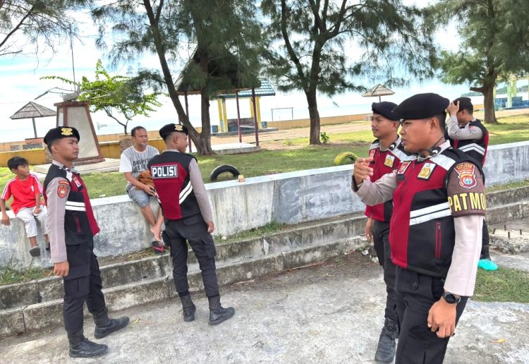Samapta Polres Majene Intensifkan Patroli Kamtibmas Jelang Tahun Baru, Sasar Titik Keramaian Warga