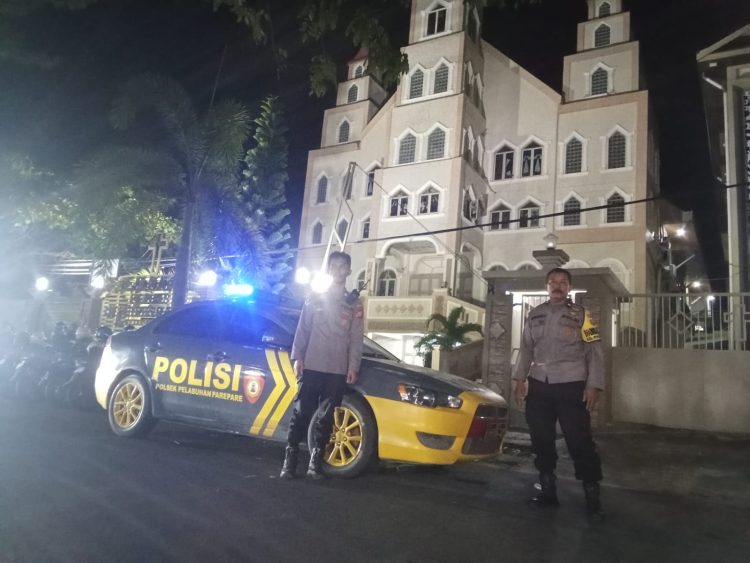 Polsek KPN Laksanakan Patroli Blue Light Dukung Operasi Lilin 2025
