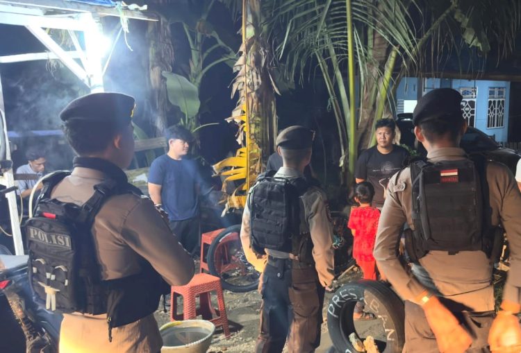 Samapta Polres Majene Intensifkan Patroli Kamtibmas Pasca Tahun Baru, Antisipasi Gangguan Keamanan di Malam hari