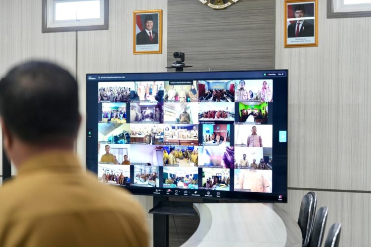 Apel Virtual Pemprov Sulbar, Wagub Minta OPD Perketat Absensi dan Kinerja ASN