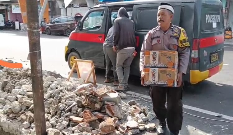 Lagi, Kapolsek KPN Tunjukkan Kepedulian kepada Warga Berduka