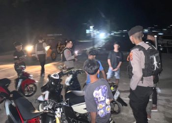 Antisipasi Kejahatan dan Premanisme, Patroli Samapta Polres Majene Sasar Ruang Publik