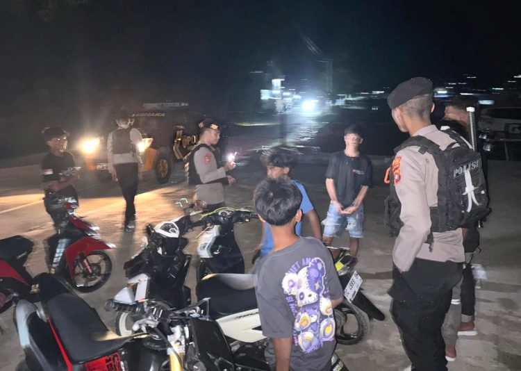 Antisipasi Kejahatan dan Premanisme, Patroli Samapta Polres Majene Sasar Ruang Publik